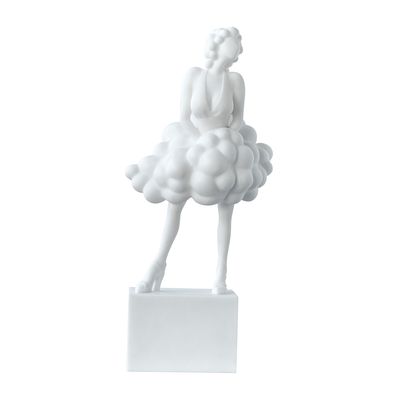 Artificial White Marble Stone Lady