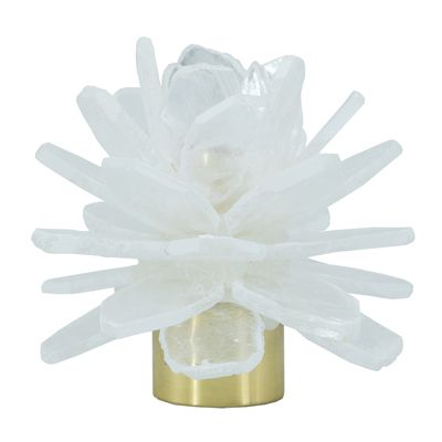 Selenite Stone Candle Holder