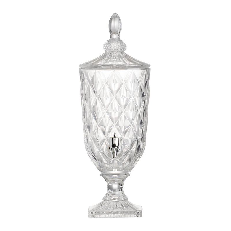 Clear Glass Lidded Jar