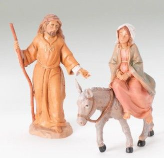 5" SCALE 2 PC SET JOURNEY TO BETHLEHEM