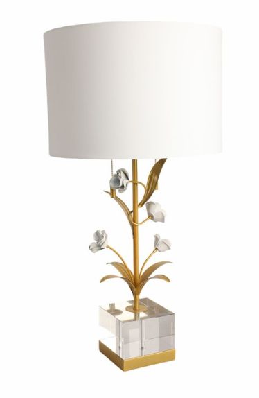 29" CAPELLI FLORAL TABLE LAMP