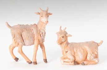 5" SCALE 2 PC SET GOATS