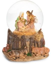 4.75"H MUSICAL NATIVITYDOME