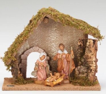 5" SCALE 3 FIGURE NATIVITY