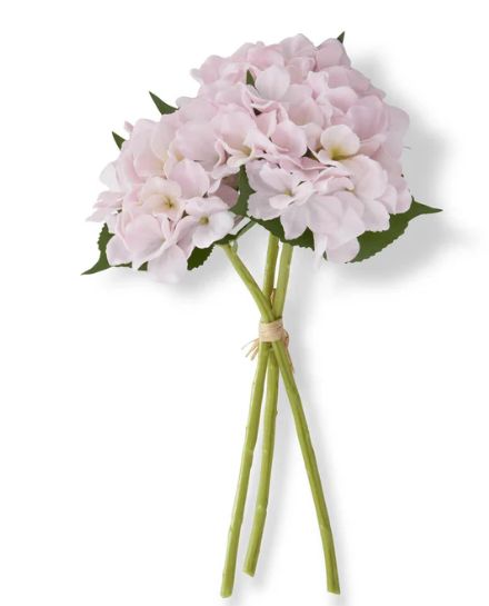 HYDRANGEA 15" REAL TOUCH BUNDLE OF 3 - PINK