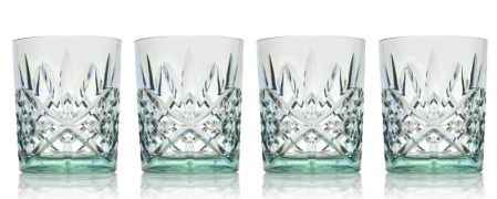 DUBLIN ACRYLIC DOUBLE OLD FASHION GLASSES - SEAFOAM