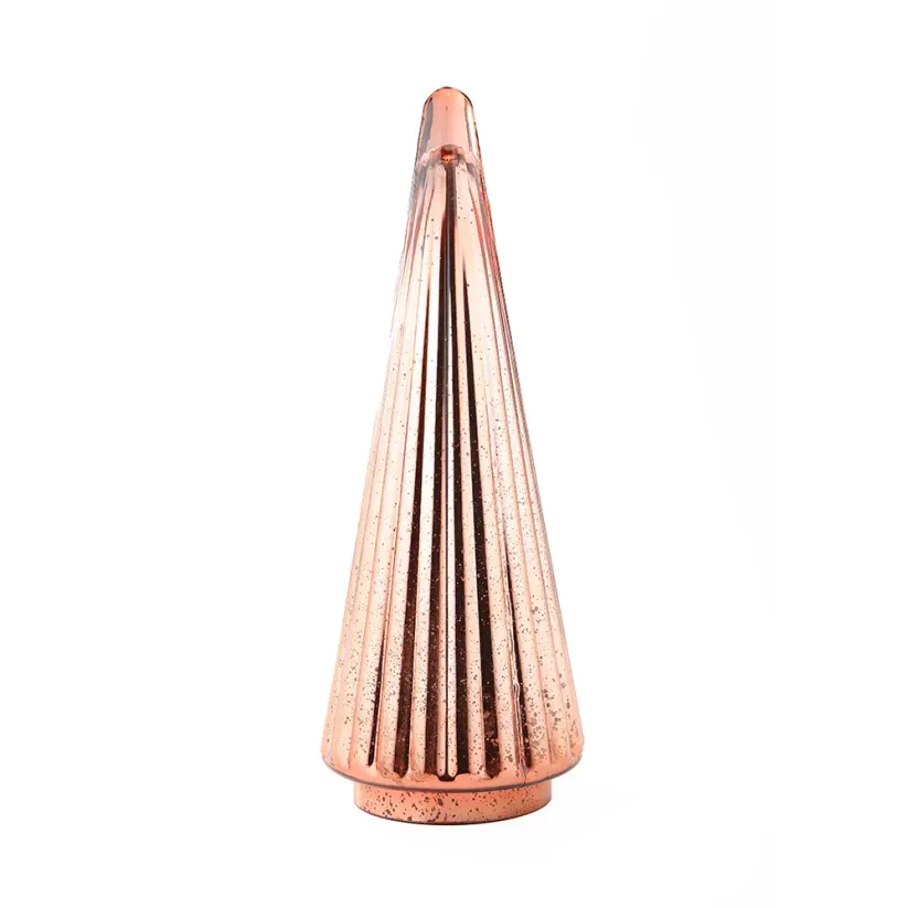 GLASS CHRISTMAS TREE - PINK