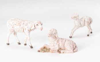 5" SCALE 3 PC SET SHEEP FAMILY