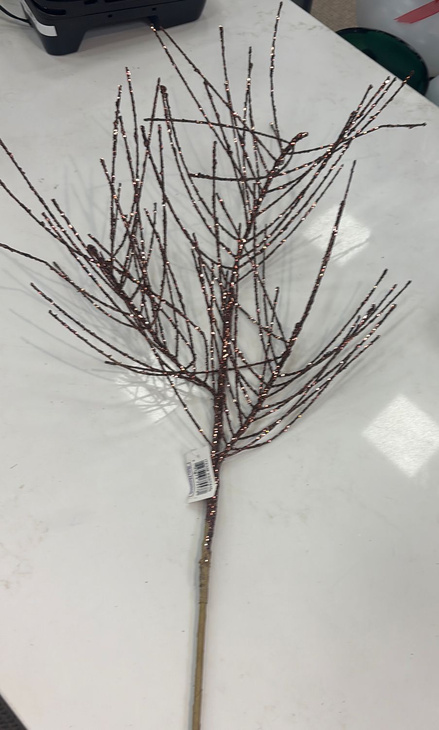 BRONZE GLITTERED BRANCH