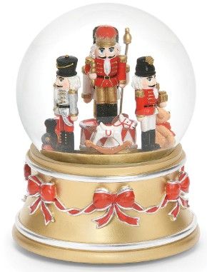 6"H MUSIC ROTATE NUTCRACKER