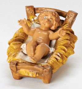 5" SCALE BABY JESUS W/MANGER