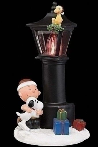 7.25"H CHARLIE &amp; SNOOPY LAMP