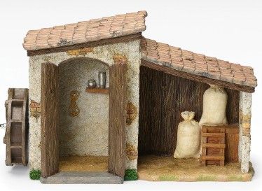 9" FARMHOUSE WITH WATER MILL