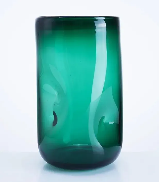GLASS VASE - H10.6