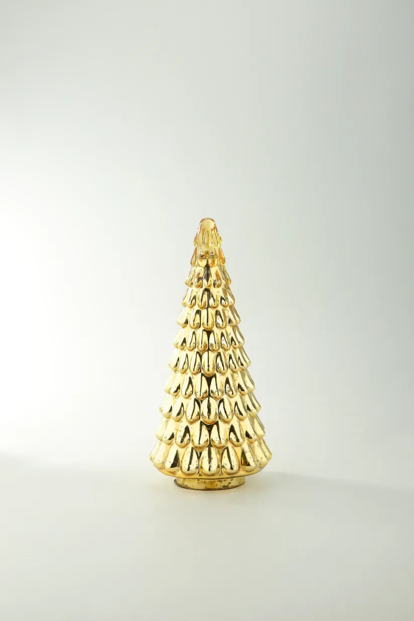 GLASS CHRISTMAS TREE - H12.6