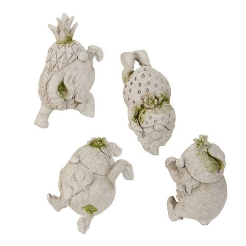 4" Concrete Look Gnome Pot Hangers