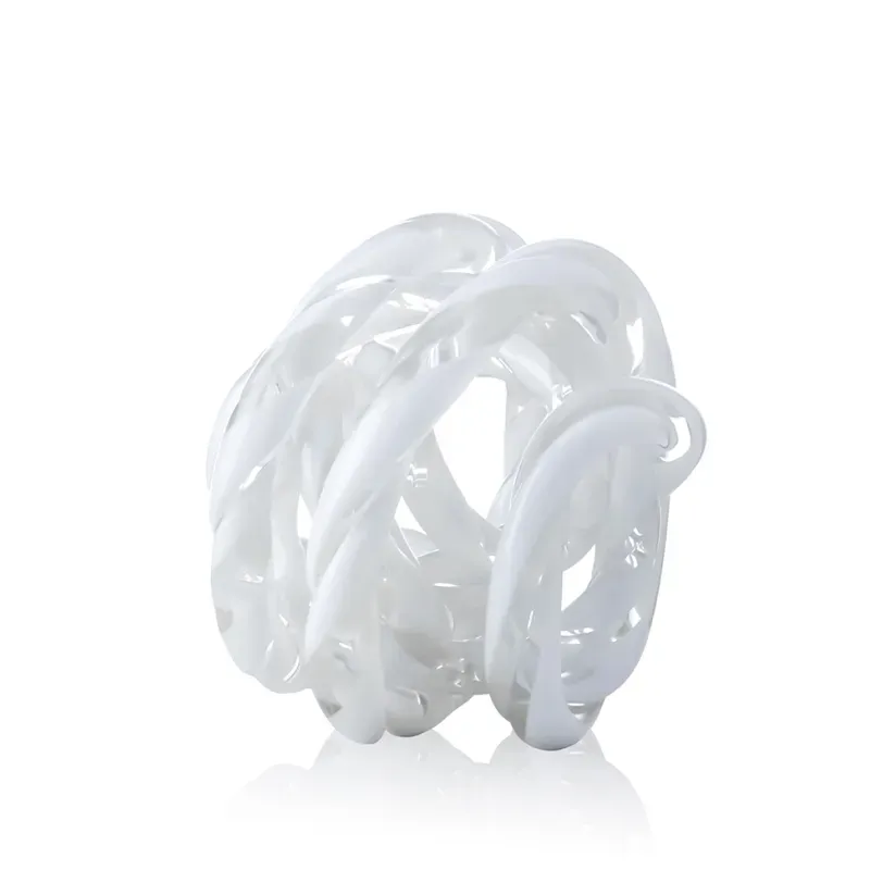 GLASS KNOT - WHITE
