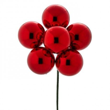 VP SHINY STEMBALL 50MM RED