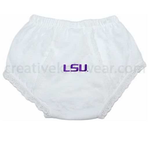 EYELET PANTY -  WHITE