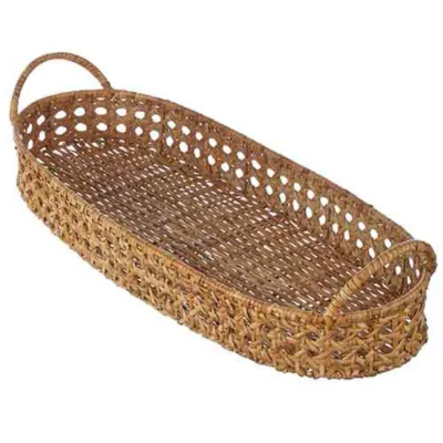 32'' OVAL WOVEN TRAY