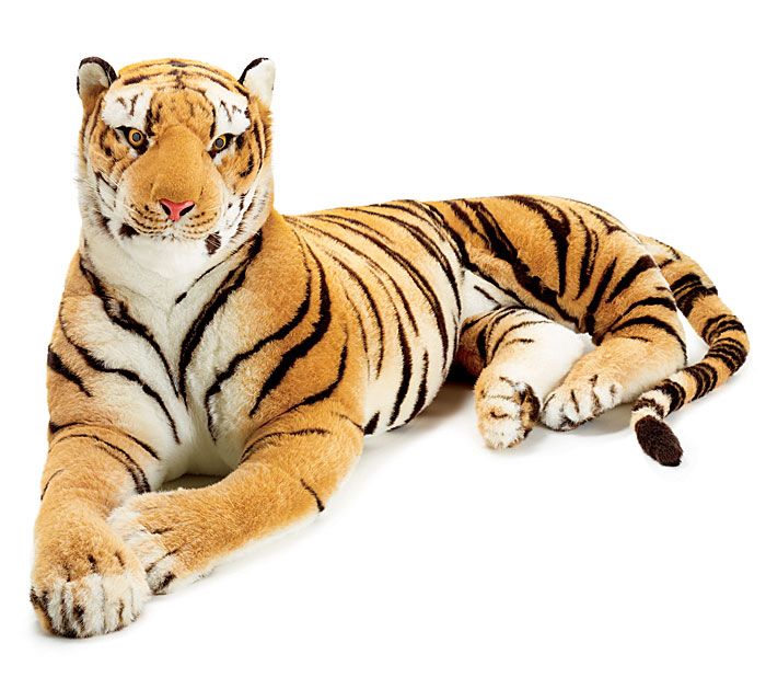 TIGER BROWN PLUSH 58" LONG