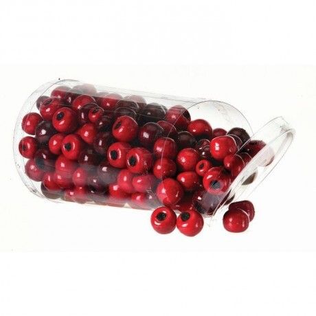 ACETATE TUBE OF BERRIES 7" BURGUNDY RED