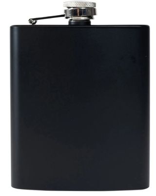 BLACK STAINLESS FLASK