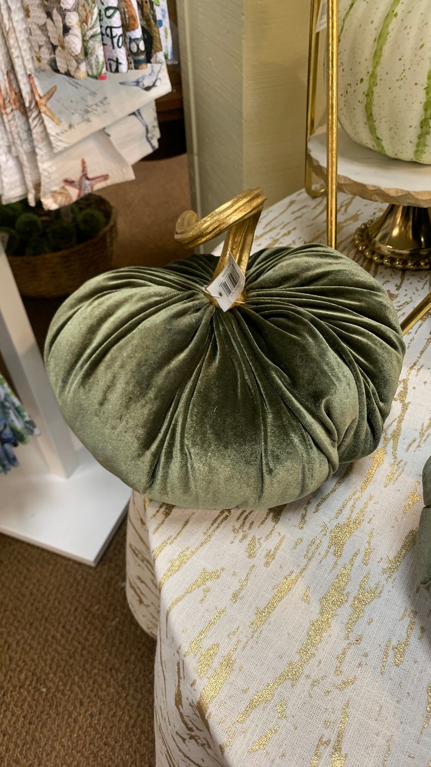 Plush velvet pumpkin LG