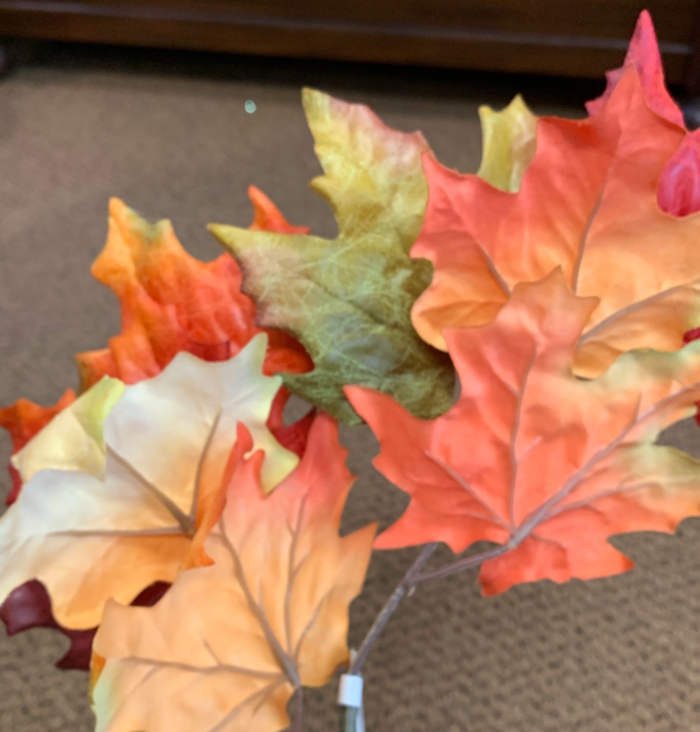 Fall leaves bundle decorative