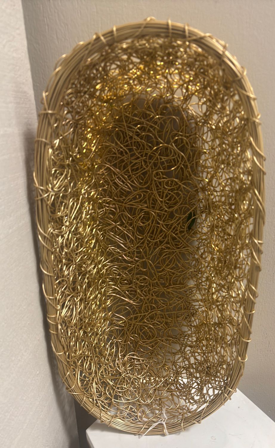 Gold Long Basket