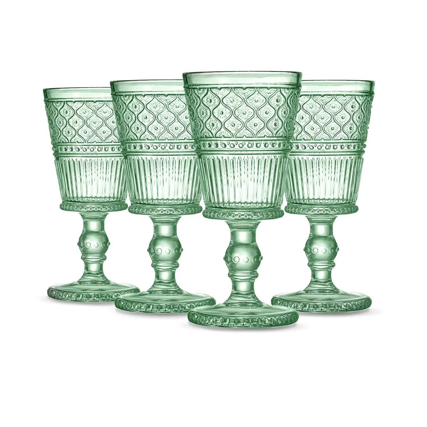Green Claro Goblets - SET OF 4
