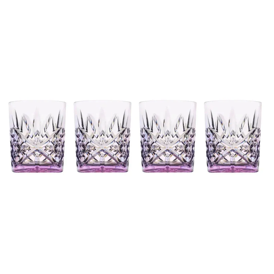 Dublin Acrylic DOF Lavender Glasses- SET OF 4
