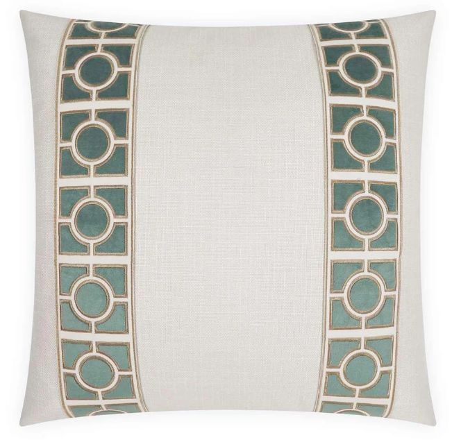 VENDOME - SQUARE - SEAGLASS PILLOW