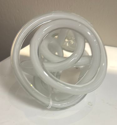 WHITE GLASS SPHERE