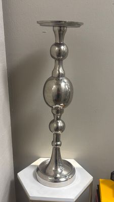 SILVER CANDLE HOLDER - MEDIUM