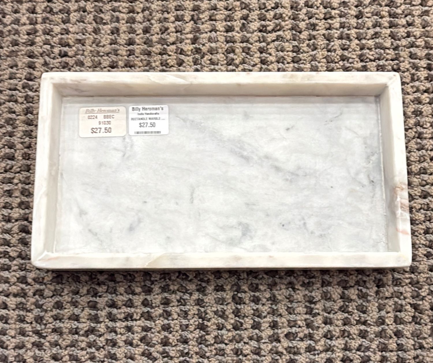 RECTANGLE MARBLE TRAY