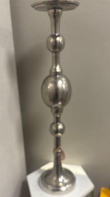 SILVER CANDLE HOLDER - LARGE