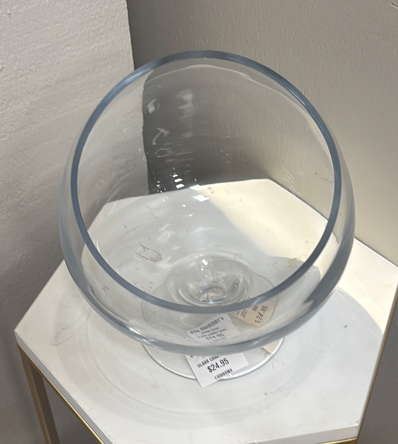 GLASS CANDY DISH