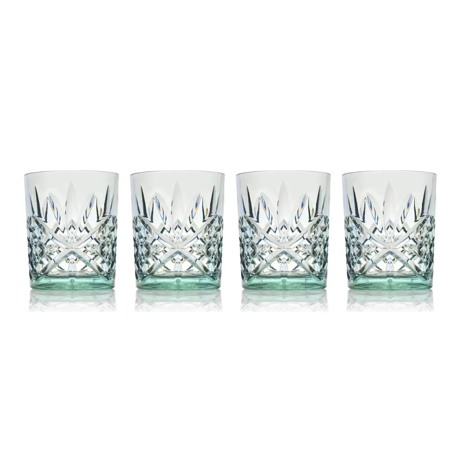 Dublin Acrylic DOF Seafoam Glasses - SET OF 4