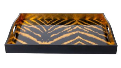 LACQUER TRAY - RECTANGLE WILD KINGDOM