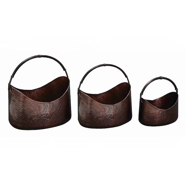 Ha mmered Metal Copper Planter