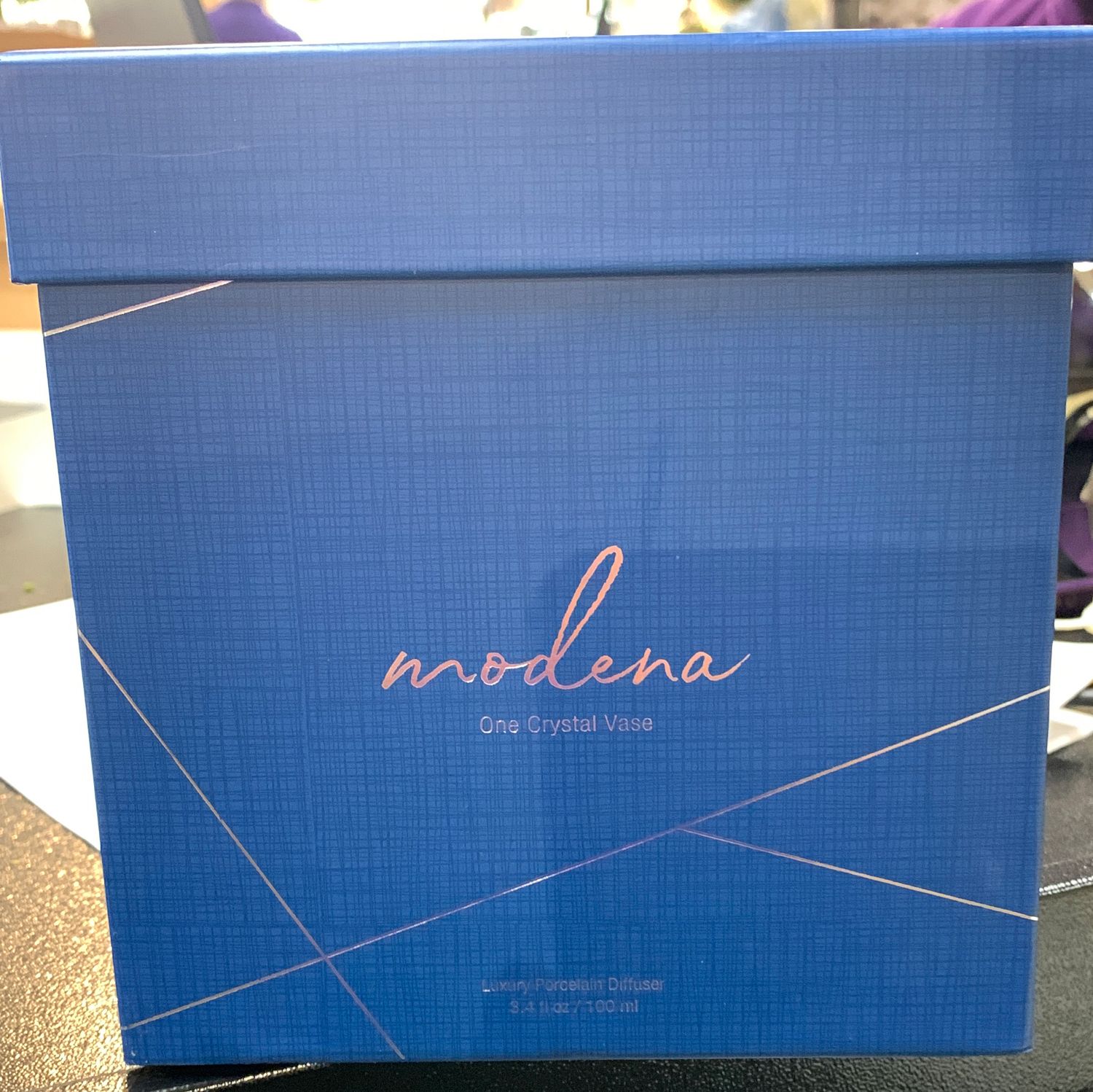 Modena one crystal vase luxury porcelin diffuser