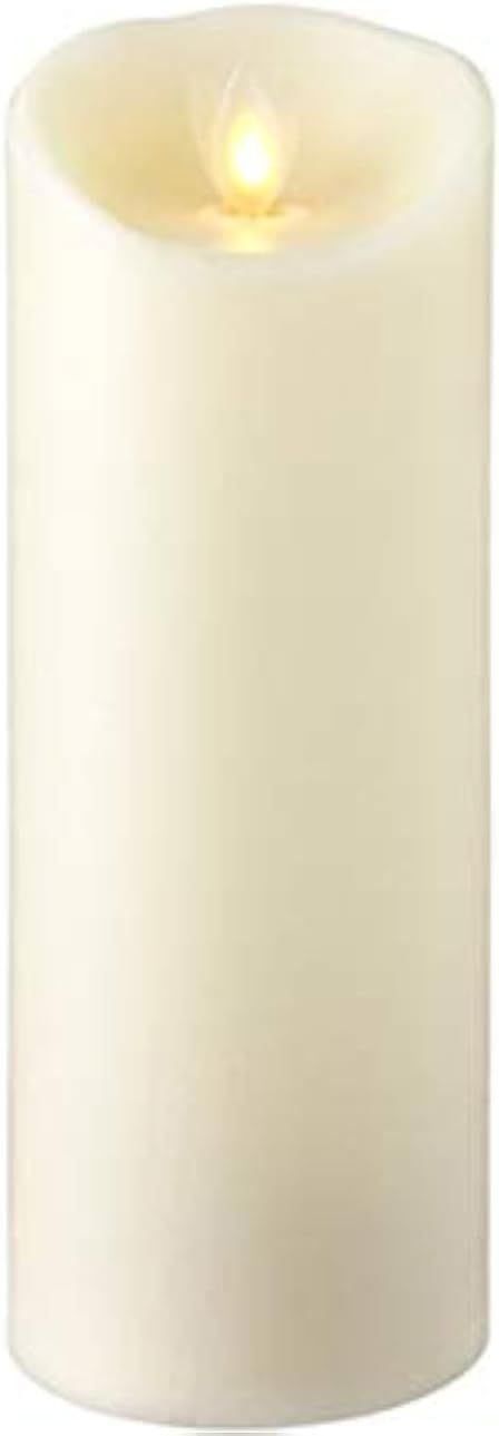 MOVING FLAME LED IVORY CANDLE
