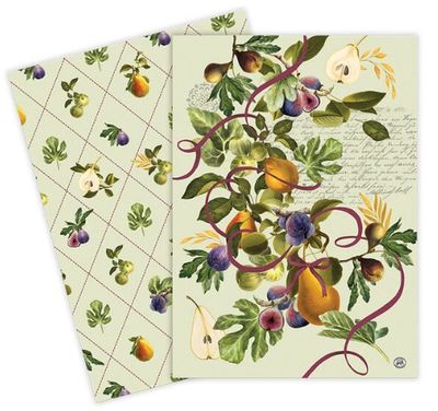 FIG &amp; PEAR KITCHEN TOWEL SET OF 2