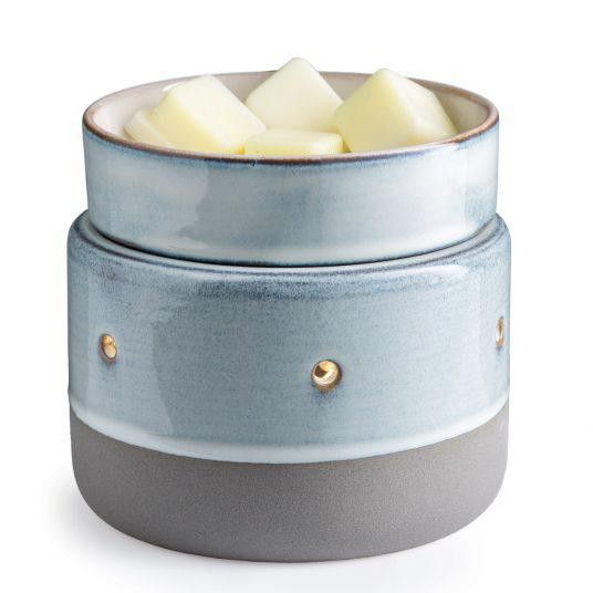 GLAZED CONCRETE 2 IN 1 DELUXE FRAGRANCE WARMER