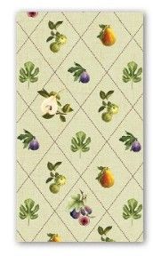 FIG &amp; PEAR HOSTESS NAPKIN
