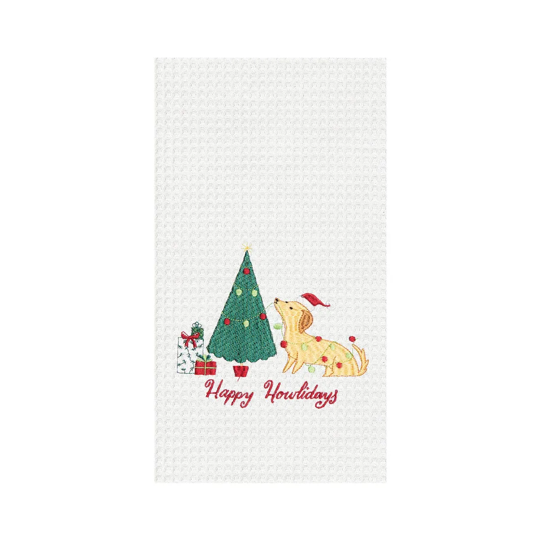 HAPPY HOWLIDAYS TOWEL