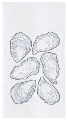 OYSTERS FLOUR SACK TOWEL