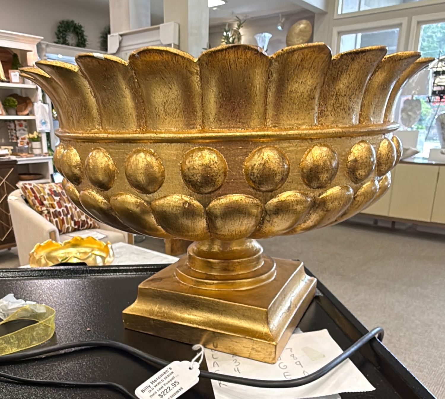 Gold Leaf Pompeii Bowl