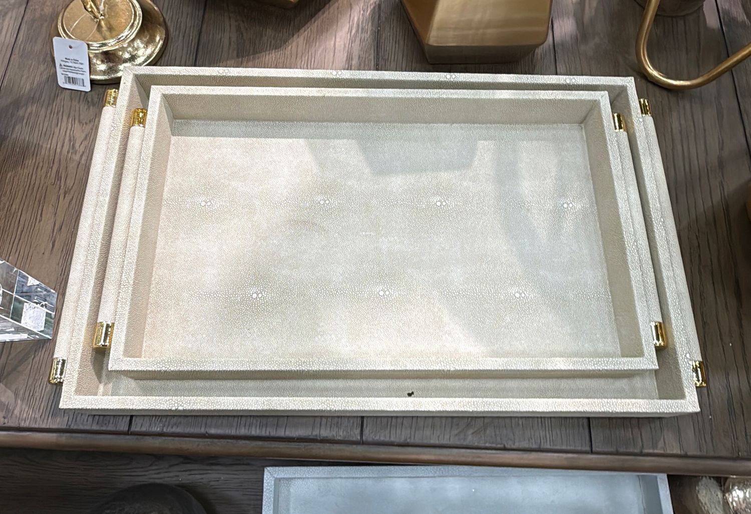 BEIGE TRAY - SMALL